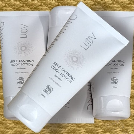 Loțiune Autoîntunecătoare Luuv Cosmetics, Mediumdark, Natural, Hidratantă, 150ml