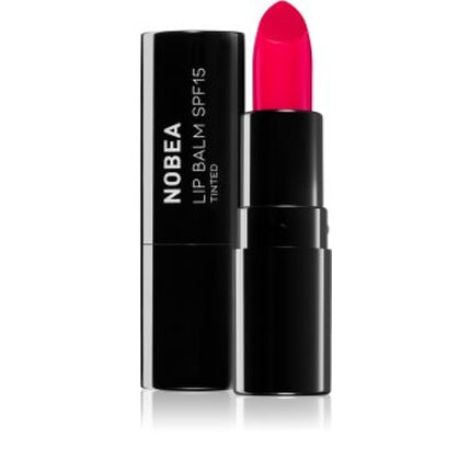 Balsam Labial Tintat Nobea Daytoday SPF 15, Culoare Roz Intens