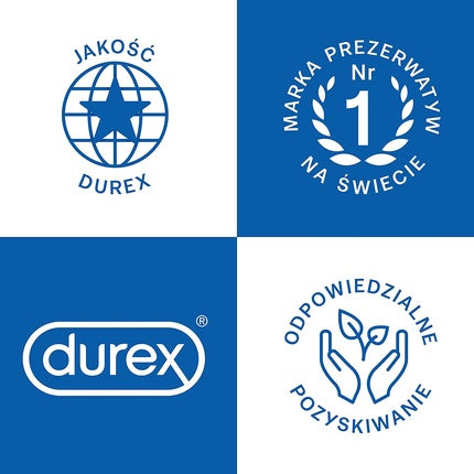 Prezervative Durex, Naturals, latex natural, 3 bucati