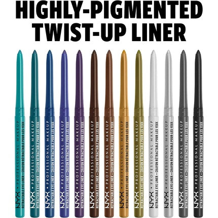 Creion pentru ochi NYX Professional Makeup Mechanical Eye Pencil alb