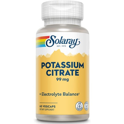 Supliment Potassium, Solaray, 60 capsule