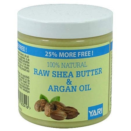 Unt de corp Yari, Raw Shea Butter & Argan Oil, 250ml