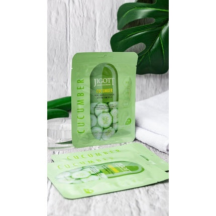 Mască Hidratantă cu Extract de Castravete, Jigott, 27ml