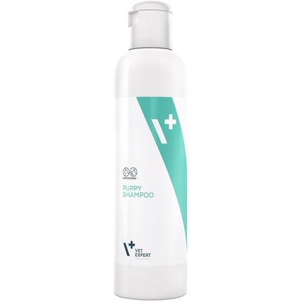 Șampon pentru animale, Vetexpert, Puppy & Kitten Gentle Care, cu Allantoină, Panthenol, Aloe, Lanolin, Proteine din ovăz, 250ml
