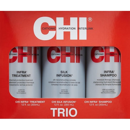 Chi Infra Trio Gift Set, 3x355ml, set cadou pentru îngrijirea părului