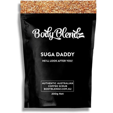Exfoliant Corp, Bodyblendz Suga Daddy, negru, 200g