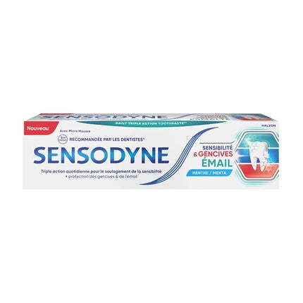 Pasta de dinți Sensodyne Mint Sensitivity & Gum, mentol, 75ml
