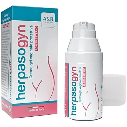 Crema gel vaginală Herpasogyn, A&R Pharma, protecție externă, 30ml