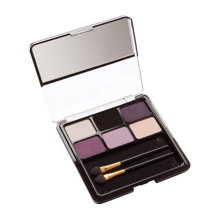 Paletă ochi Christian Faye Smokey Eyes Purple 6 culori oglindă inclusă
