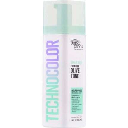 Spumă Bronzantă Rapidă, Bondi Sands, Technocolor Emerald, 281g, Culoare Oliv