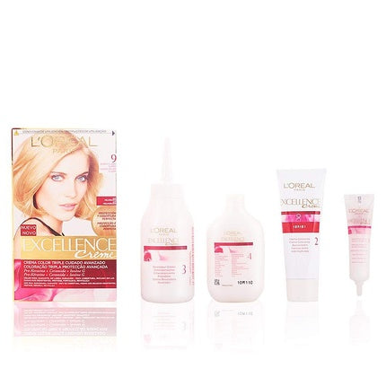 Vopsea de par, L'Oréal Paris, Excellence Creme, 9 Blond Sahara Deschis