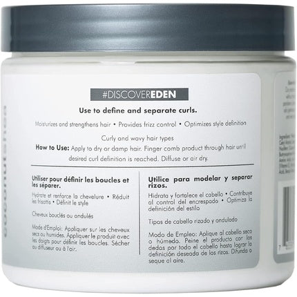 Crema de styling pentru păr Eden Bodyworks Coconut Shea Curl Defining Creme, 473ml