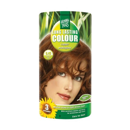Hennaplus Lasting 84 Copper Blond Hair Color, Henna Plus, 158g, Culoare cupru