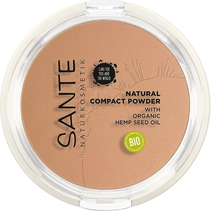 Pudră compactă, Sante Naturkosmetik, 03 Warm Honey, 9g