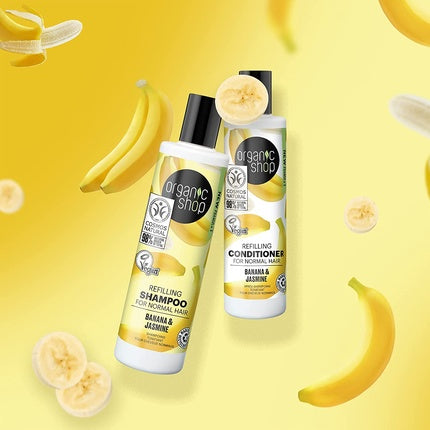 Șampon Organic Shop Banana și Iasomie, 280ml