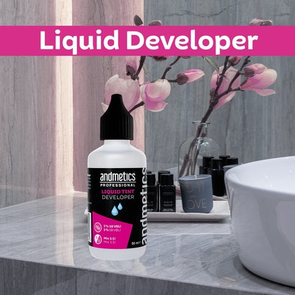 Dezvoltator lichid, Andmetics, flacon 50ml, alb
