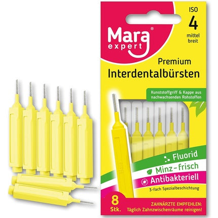 Perie Interdentală Mara Expert ISO 4 Galbenă, 8 bucăți