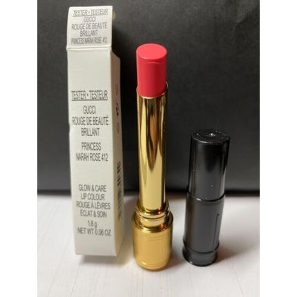 Ruj Gucci Glow & Care Lip Colour Rouge De Beauty Brilliant, Princess Narah Rose 412