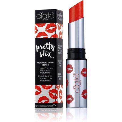 Ruj Ciaté London Pretty Stix Murumuru Butter Chick Flick, portocaliu