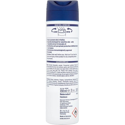 Deodorant Antiperspirant Spray Nivea Men Sensitive Protect 150ml