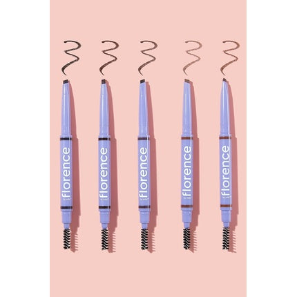 Creion pentru Sprâncene, Florence By Mills, Tint n' Tame, Vârf Înclinat, Culoare Light Brown