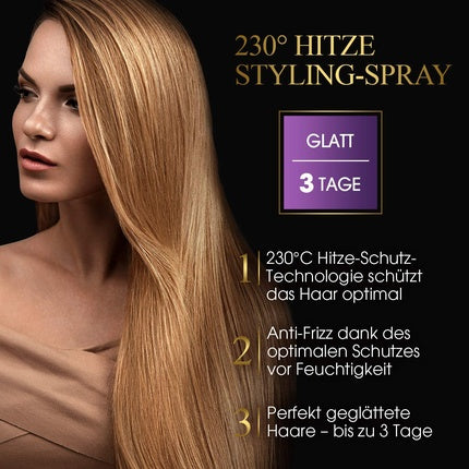 Spray fixator păr L'Oréal Paris Elnett Satin, protecție termică, anti-frizz
