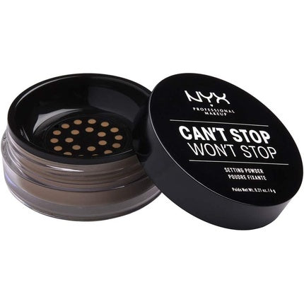Pudră fixatoare NYX Professional Makeup Can't Stop Won't Stop Medium Deep 6g
