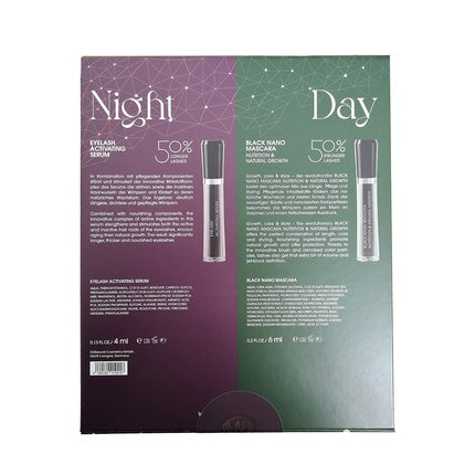 Set M2 Beauté Mascara și Ser Activator Gene, negru