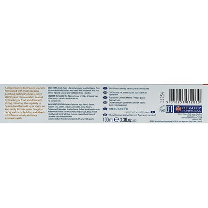 Pasta de dinti, Beauty Formulas, Deep Cleaning Smokers, alb