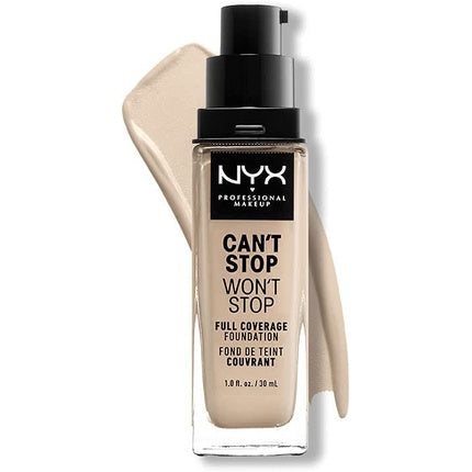 Fond de ten NYX Can't Stop Won't Stop Vegan, Matte, Fair 01.5