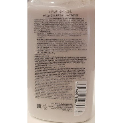 Loțiune de corp, Hemp Nation, Wild Berries și Lavandă, 535 ml