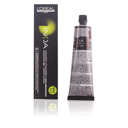 Vopsea de par, L'Oréal Professionnel, Inoa 5.18, 60ml