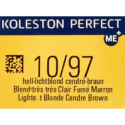 Vopsea de par, Wella, Koleston Perfect Me+ KP Rich Naturals 10/97, Blond Cenusiu Deschis