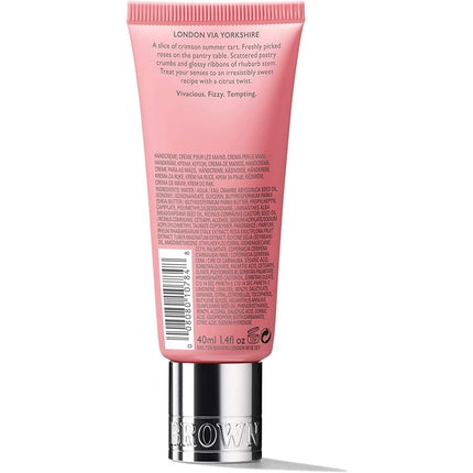Cremă de mâini Molton Brown, Rhubarb & Rose, roz