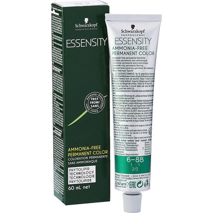 Vopsea de Păr Schwarzkopf ESSENITY 6-88 Dark Red Extra, 60 ml, Fără Amoniac
