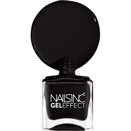 Lac de unghii, Nails Inc, Black Taxi, efect gel