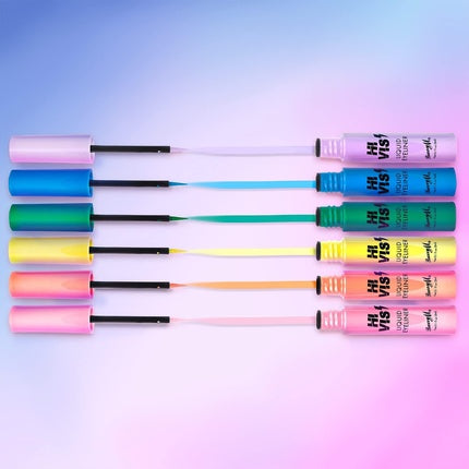 Creion pentru ochi Barry M Hi Vis Neon Liquid Eyeliner Fire Up, portocaliu, 3ml