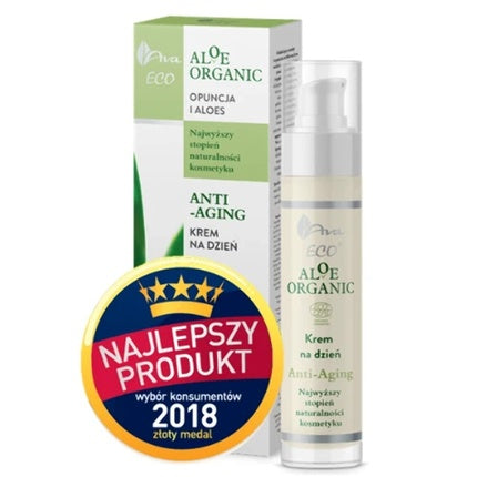 Cremă de zi hidratantă, Aloe Organic, cu aloe vera, 50ml