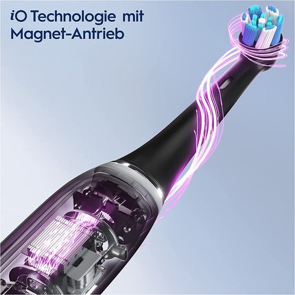 Periuță electrică Oral-B iO Series 9, Rose Quartz, 7 moduri de curățare