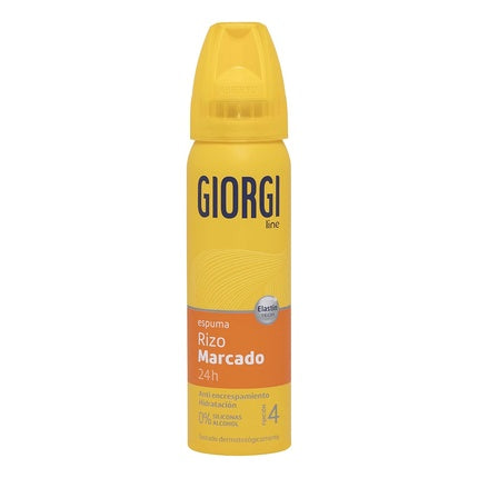 Giorgi Line Mousse Curl Foam cu fixare 24 de ore, Galben, 170 ml
