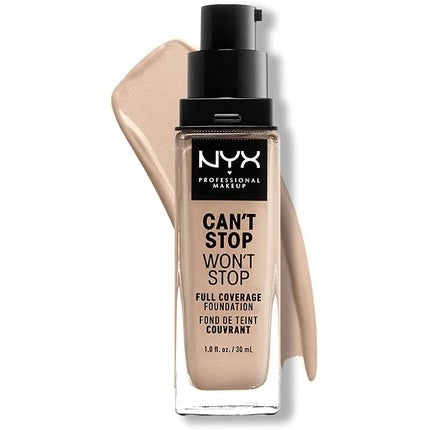 Fond de ten, NYX, Can’t Stop Won’t Stop, Alabastru, 30ml