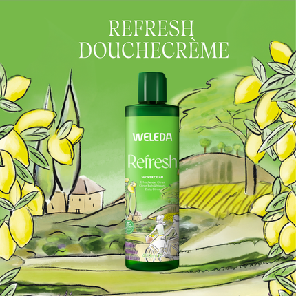Cremă de duș Weleda Refresh Citrus 400ml
