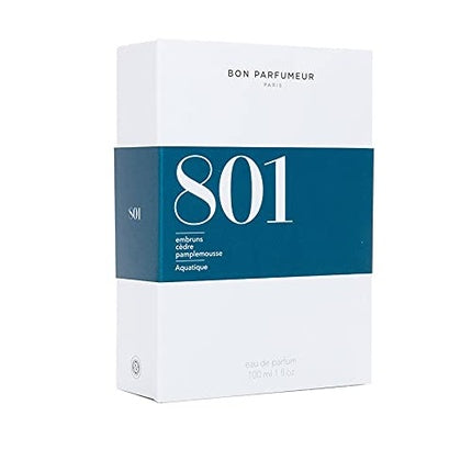 Eau de Parfum Bon Parfumeur #801, 100ml, sticlă transparentă