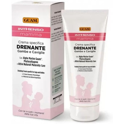 Crema Drenantă pentru Gambe și Cavițe, Guam Inthenso Mamma, 200ml