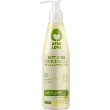 Gel styling Afro Love Soft Curl Defining cu ulei de măsline, aloe vera, 290ml