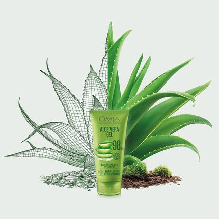 Gel Aloe Vera, Omia, 98% Natural, Verde, 150ml