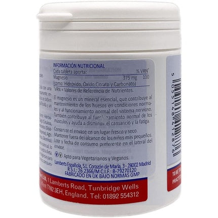 Supliment alimentar, Lamberts, Magnesium 375, 60 tablete