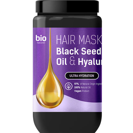 Mască de păr Bio Naturell, cu ulei de semințe de chimen și acid hialuronic, 946 ml