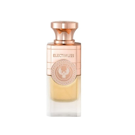 Parfum Unisex Electimuss Puritas, 100 ml, design elegant cu sticlă transparentă și capac auriu