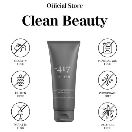 Aftershave Minus 417 Active Vegan gri